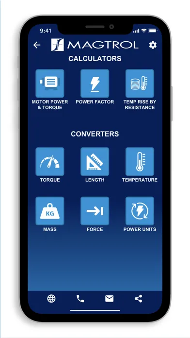 Скриншоты Magtrol - Motor Power Calc+