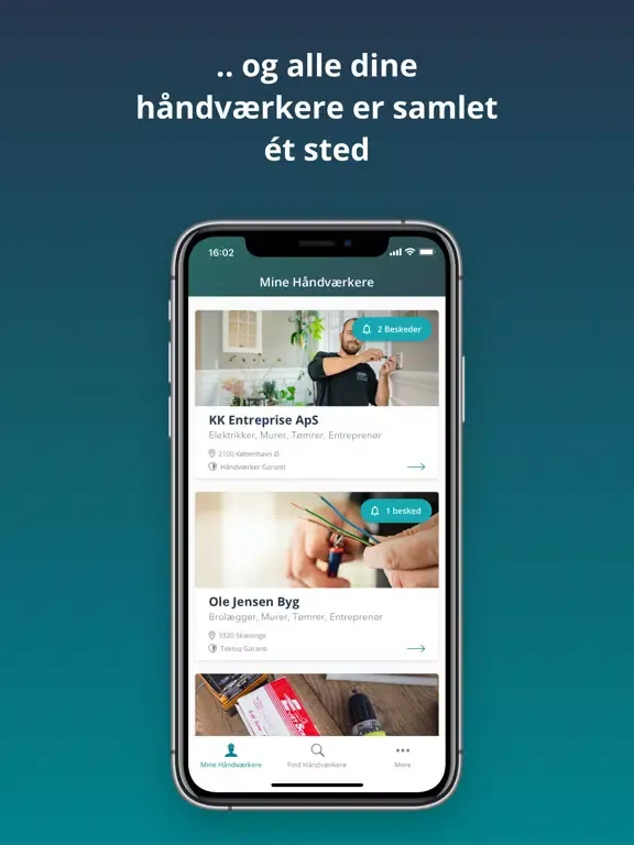 Min Håndværker iPad 应用截图