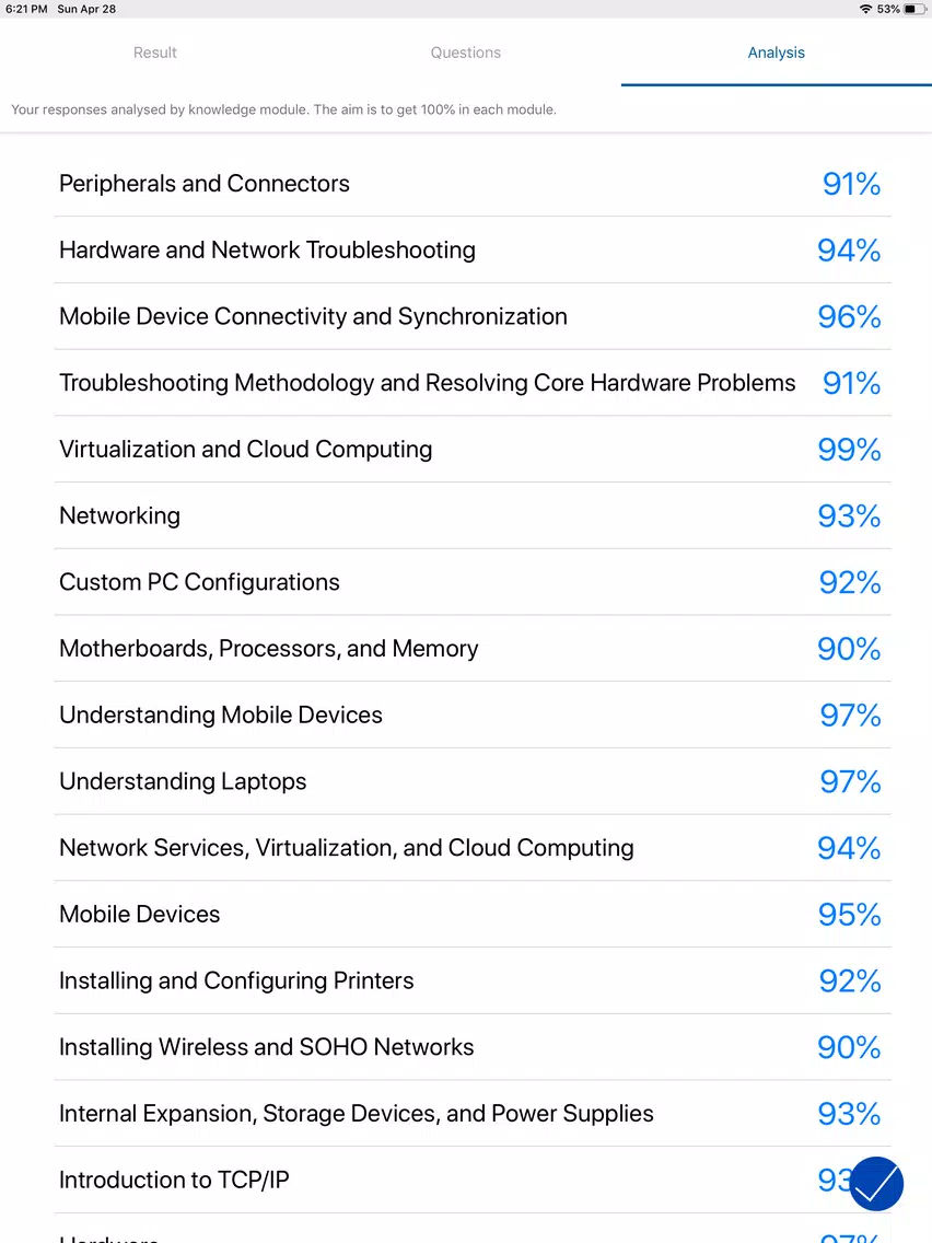 Zrzuty ekranu Comptia A+ Exams 220-100x. Pro iPad 