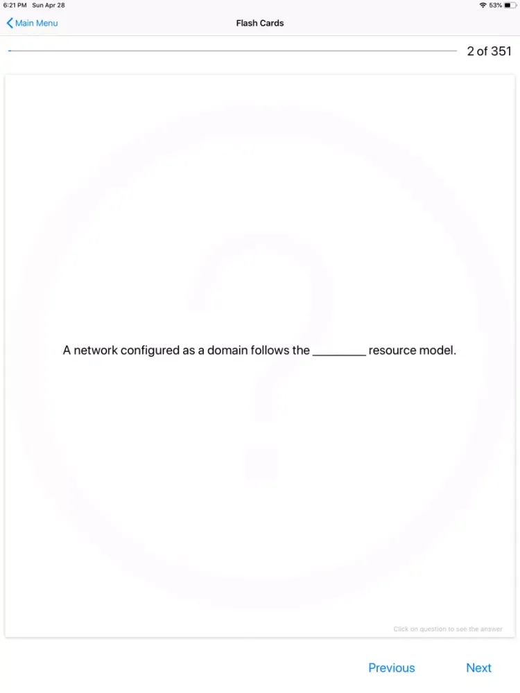 ภาพหน้าจอของ Comptia A+ Exams 220-100x. Pro iPad 