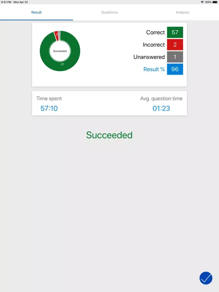Tangkapan skrin CCENT - ICND1 Exam 100-105 iPad 