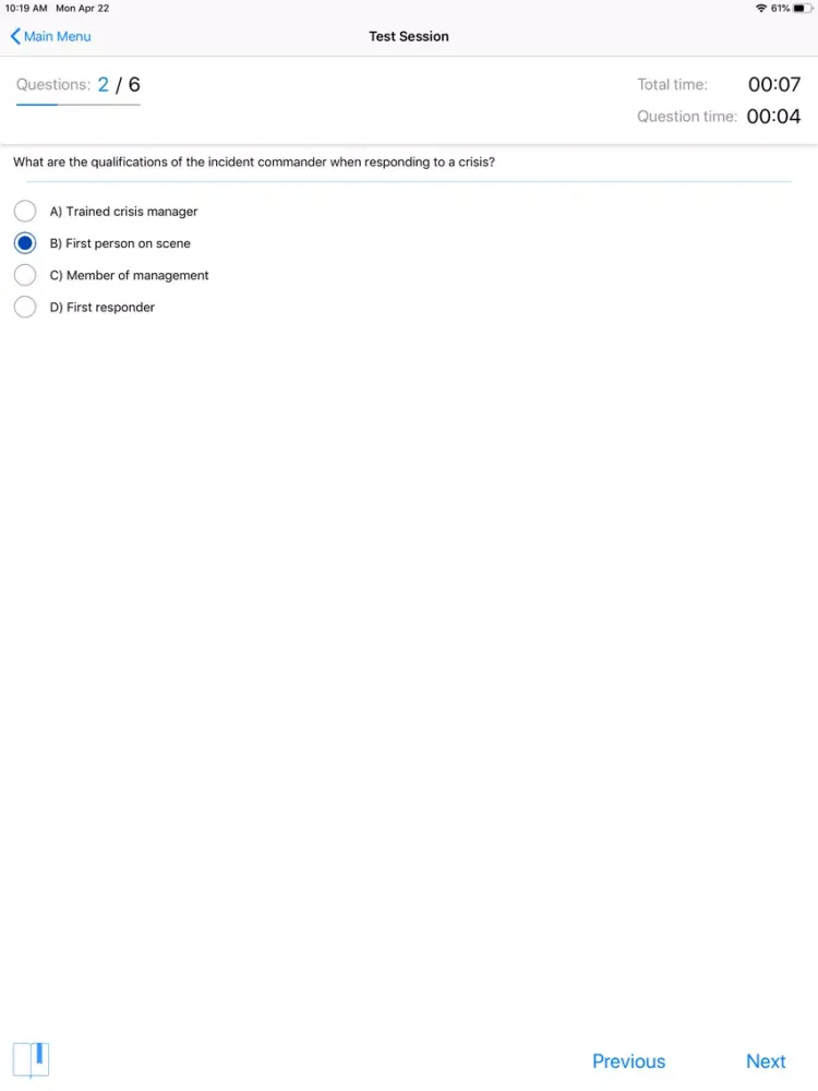Tangkapan skrin CISA - Inform. Systems Auditor iPad 