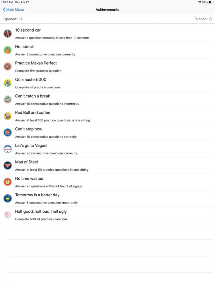 ภาพหน้าจอของ CISA: Inform. Systems Auditor iPad 