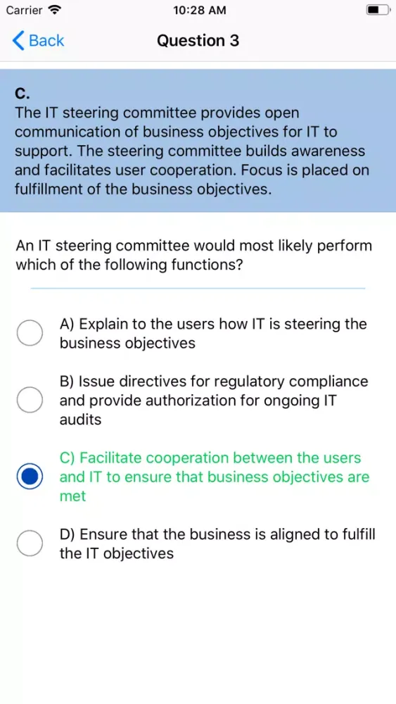 ภาพหน้าจอของ CISA: Inform. Systems Auditor