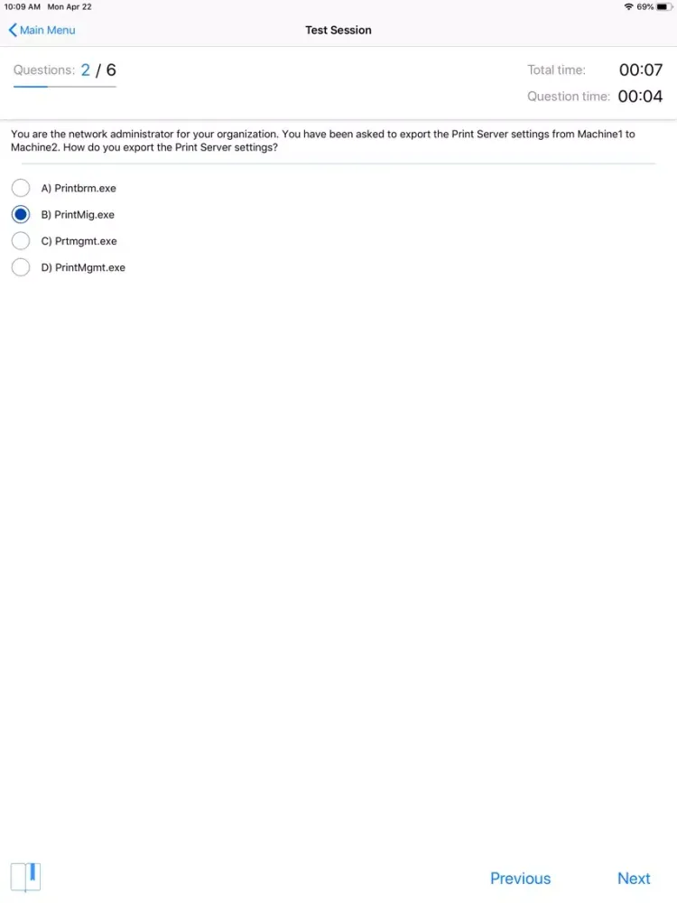 MCSA 70-698: Wind. 10 PRO iPad  Screenshots