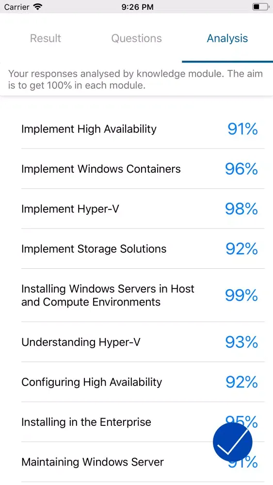ภาพหน้าจอของ MS Server 2016,MCSA 70-740 PRO
