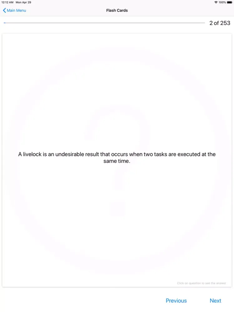 OCP Test SE8 1Z0–809 iPad  سکرین شاٹس