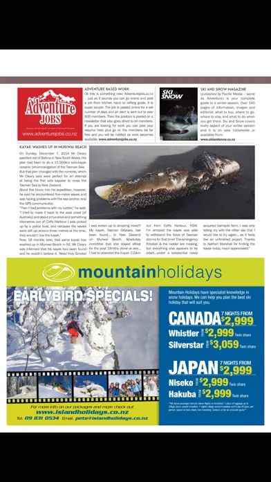 Adventure Magazine Screenshots