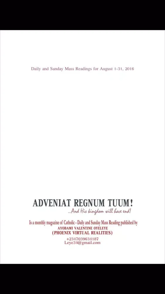 ADVENIAT REGNUM TUUM! स्क्रीनशॉट