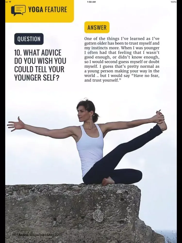 Capturas de pantalla de Asana International Yoga iPad 