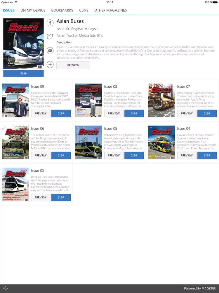 Zrzuty ekranu Asian Buses iPad 