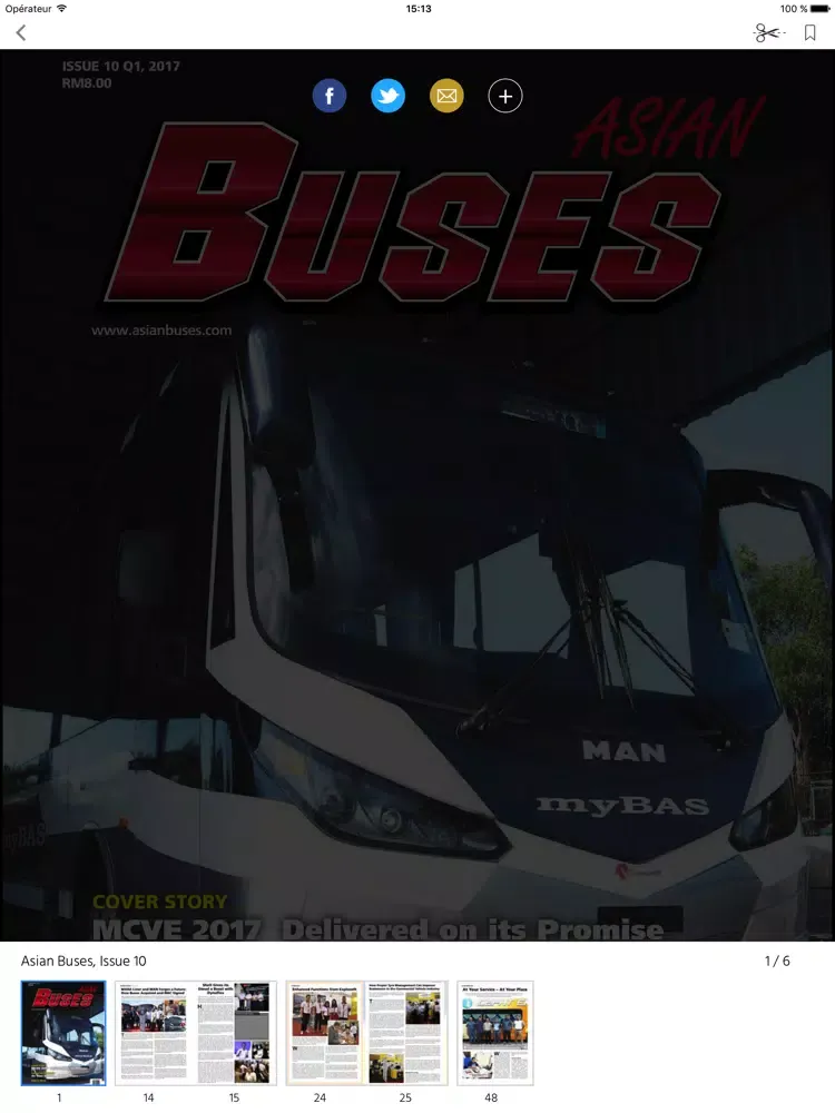 Zrzuty ekranu Asian Buses iPad 
