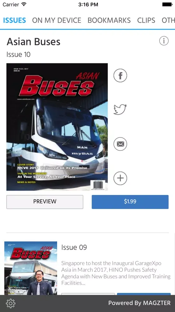 Zrzuty ekranu Asian Buses