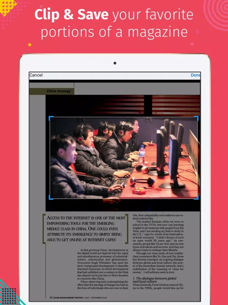 Asian Management Review iPad 应用截图