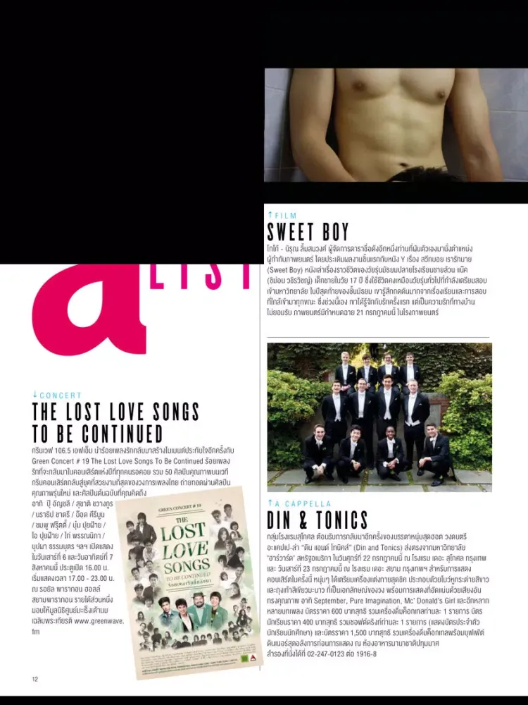 Capturas de tela do Attitude Thailand Magazine iPad 