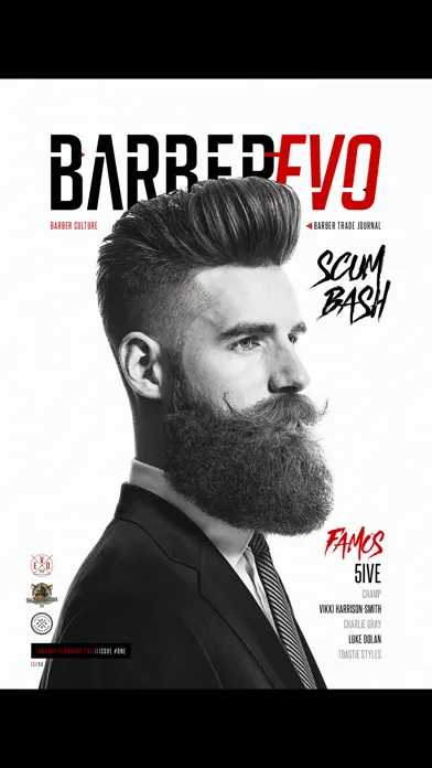 Tangkapan layar Barber Evo Magazine