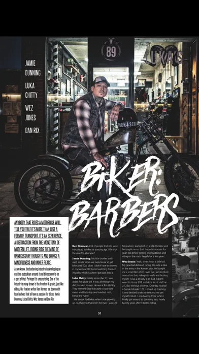 Tangkapan layar Barber Evo Magazine