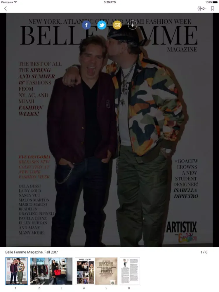 Belle Femme Magazine iPad 应用截图