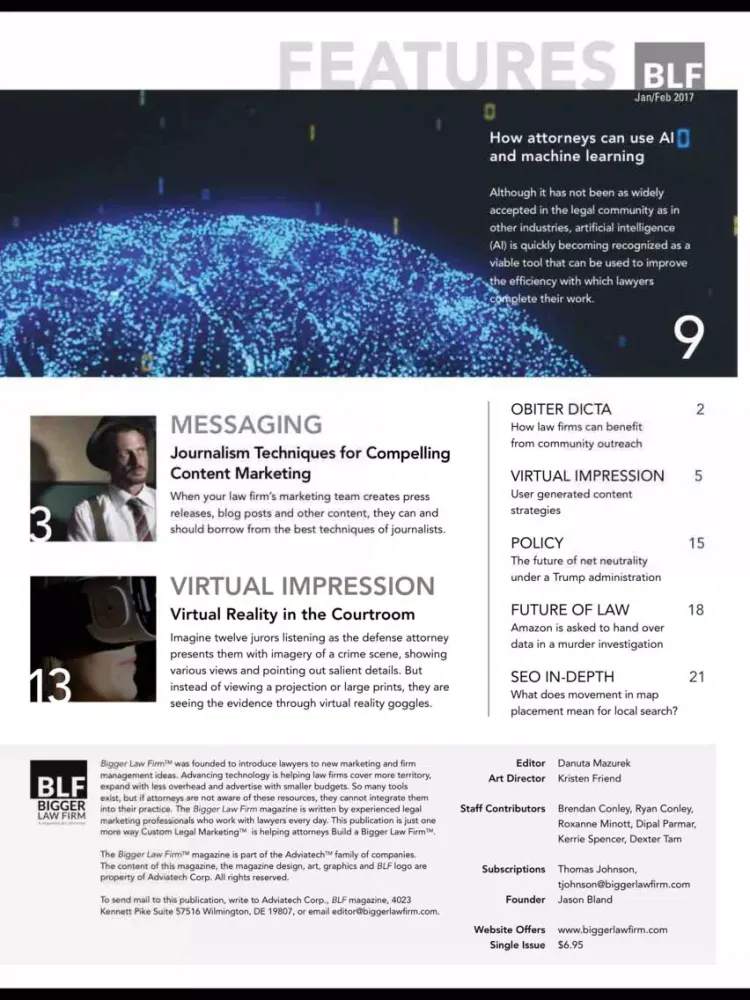 Bigger Law Firm Magazine iPad  سکرین شاٹس