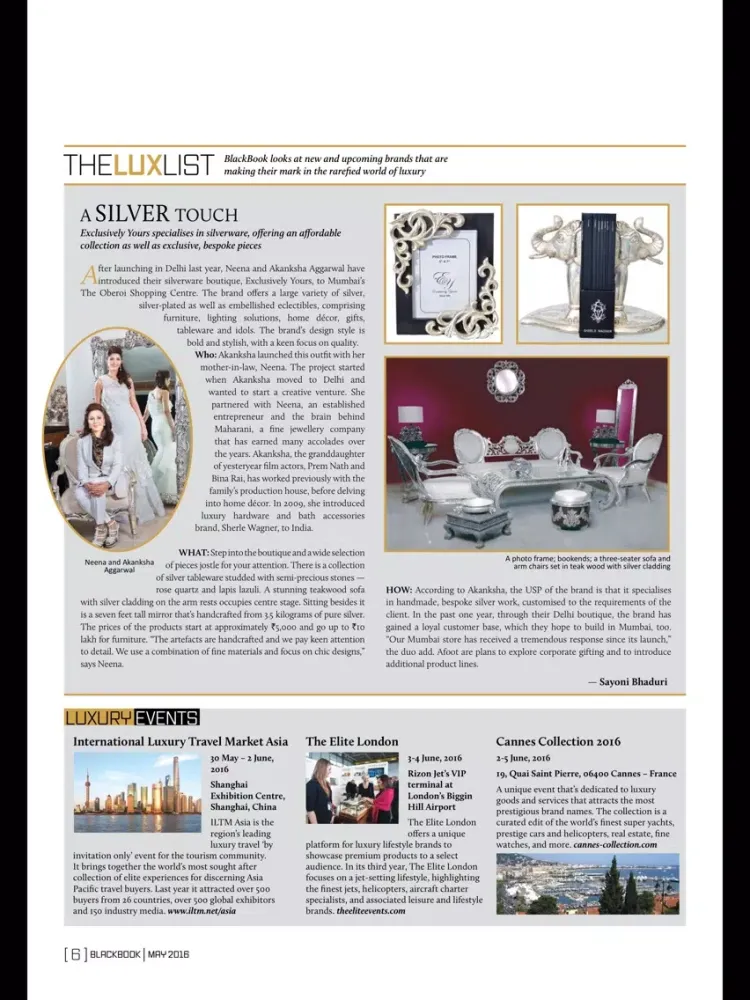BlackBook — India's Luxury Insider iPad  スクリーンショット