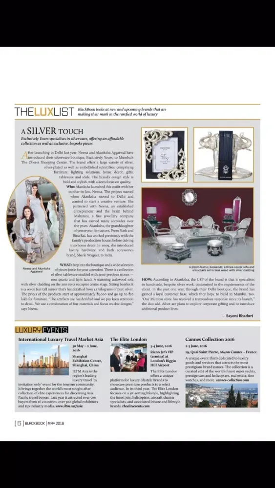 BlackBook — India's Luxury Insider スクリーンショット