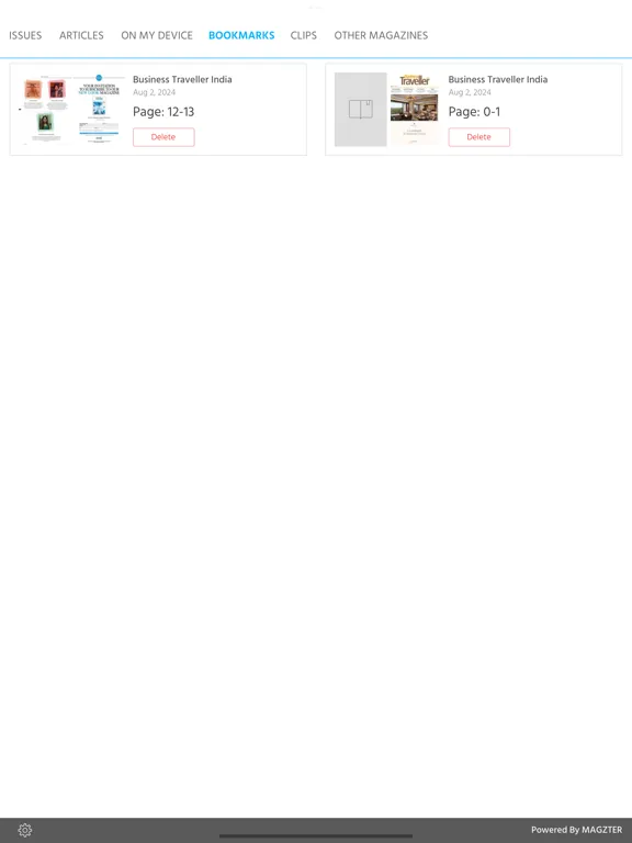 Business Traveller India iPad  स्क्रीनशॉट