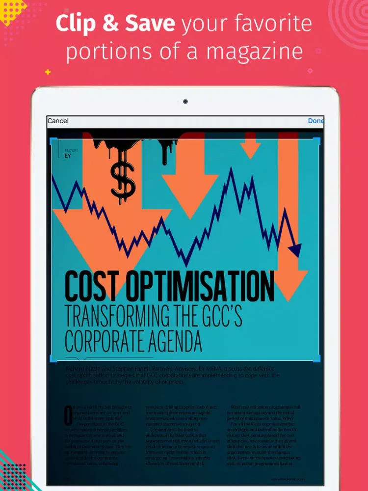 CFO Middle East iPad  Screenshots
