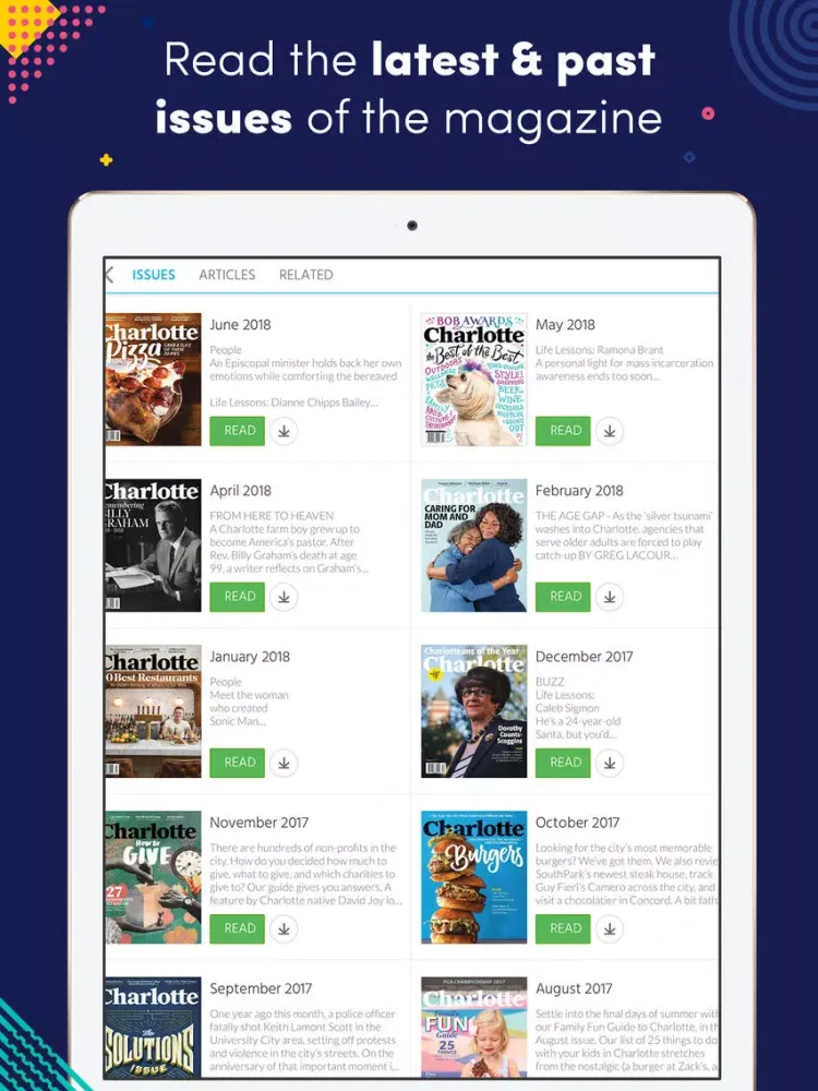 Charlotte Home & Garden iPad  स्क्रीनशॉट