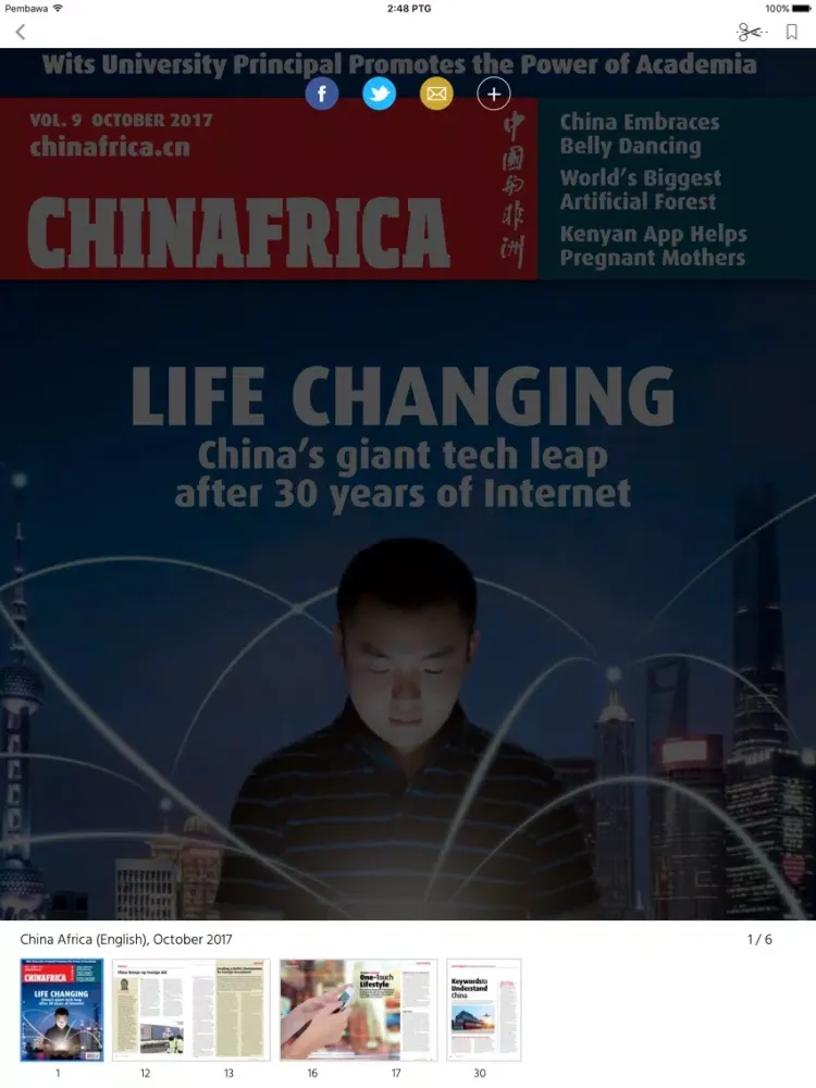 Captures d'écran de China Africa (English) iPad 
