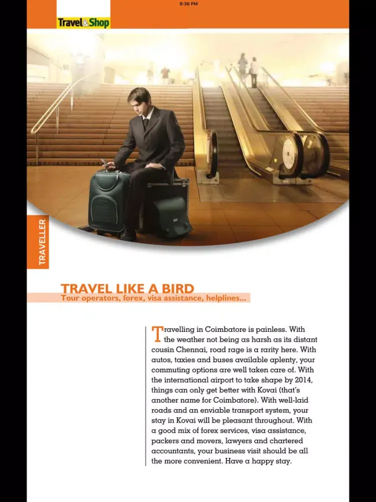 Capturas de tela do Coimbatore Travel & Shop iPad 