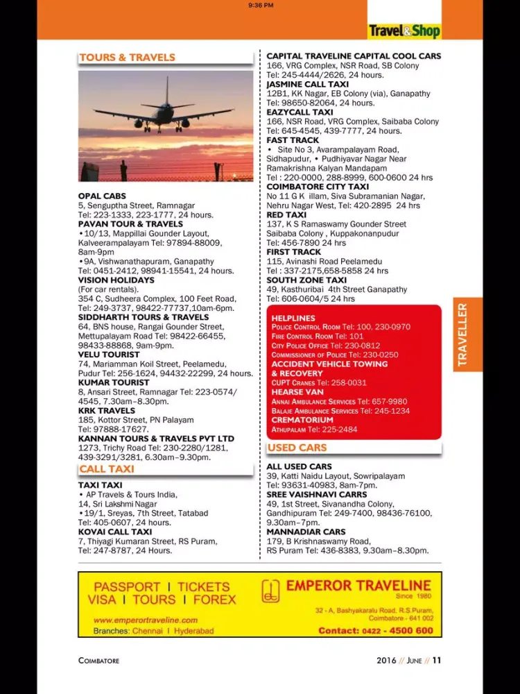 Capturas de tela do Coimbatore Travel & Shop iPad 