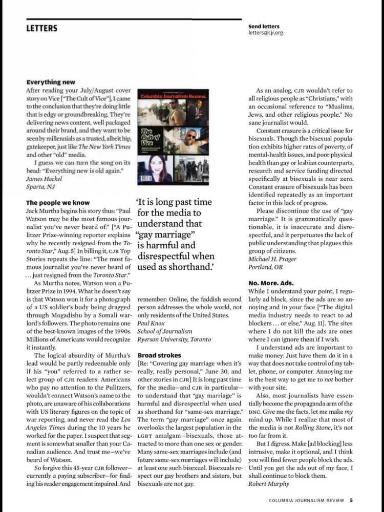 Columbia Journalism Review iPad 应用截图