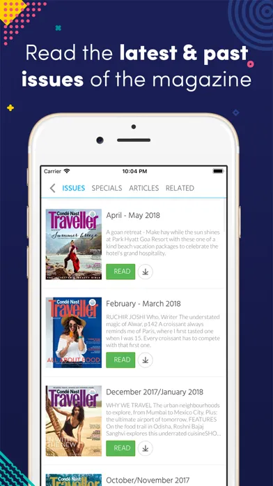 Zrzuty ekranu Condé Nast Traveller India