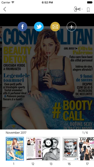 Capturas de pantalla de Cosmopolitan Romania Magazine