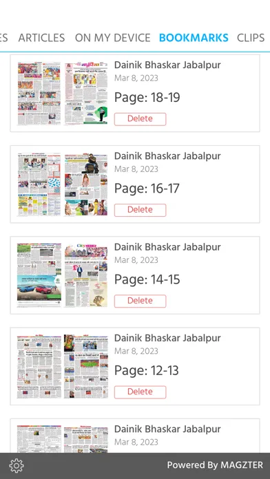 Скриншоты Dainik Bhaskar Newspaper