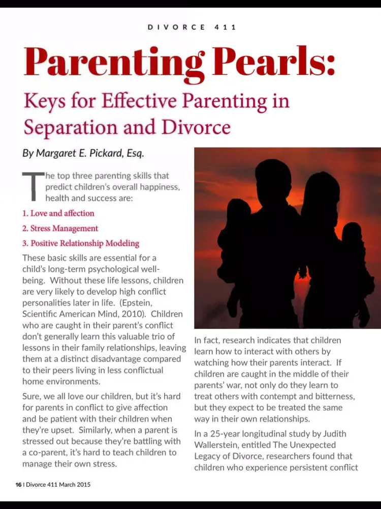 Tangkapan layar DIVORCE 411 MAGAZINE iPad 