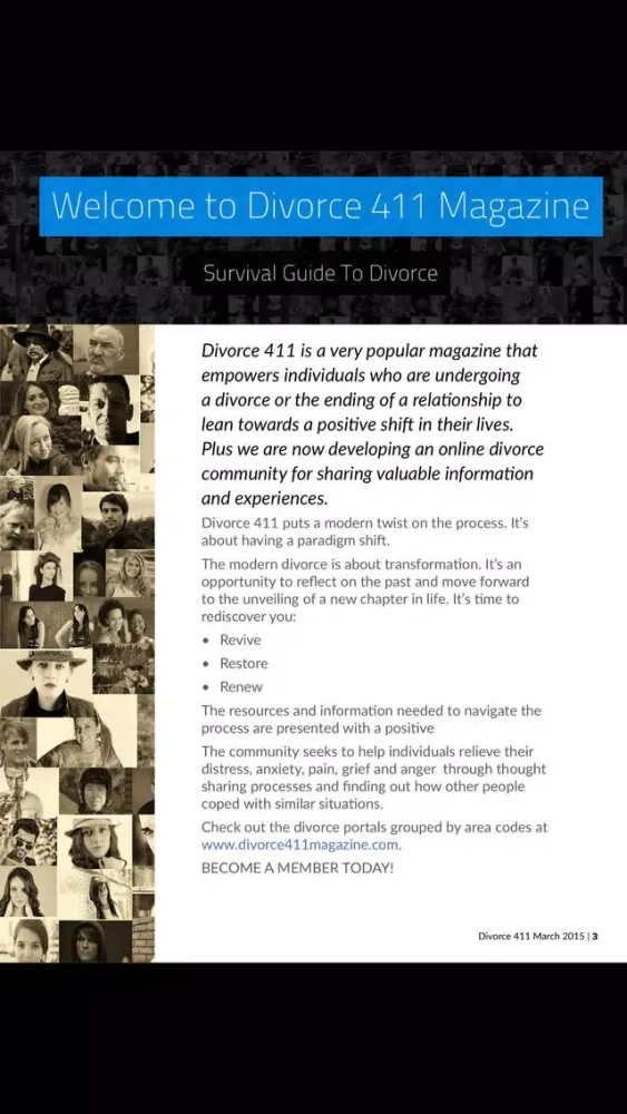 Tangkapan layar DIVORCE 411 MAGAZINE