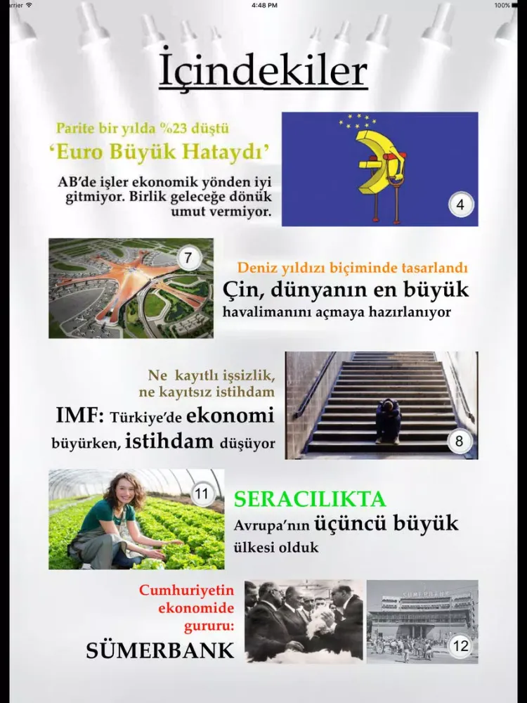 Ekonomik Güç Dergisi iPad 應用截圖