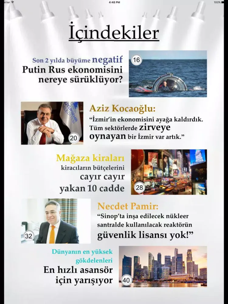 Ekonomik Güç Dergisi iPad 應用截圖