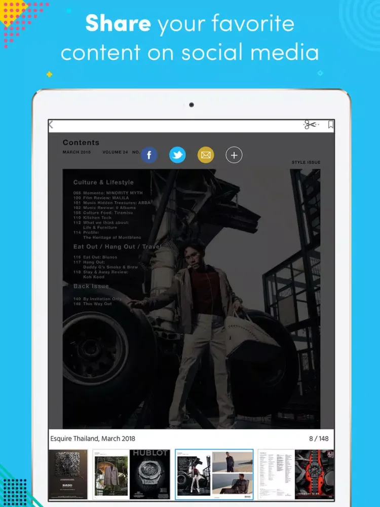 Esquire Thailand Magazine iPad  스크린샷