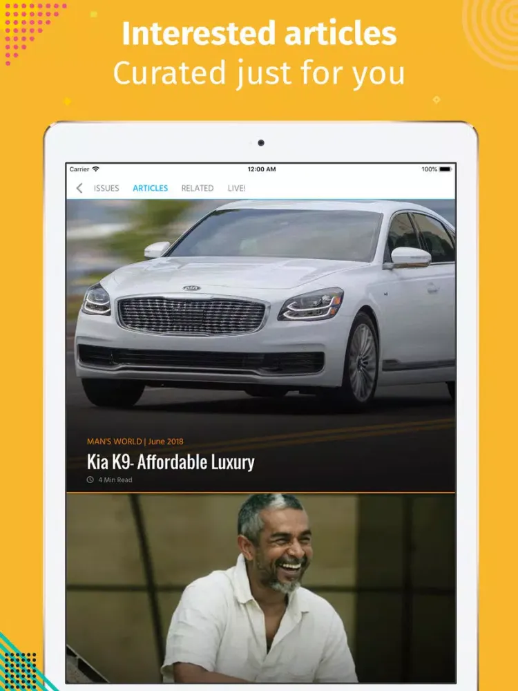 Скриншоты Everton (Magazine) iPad 