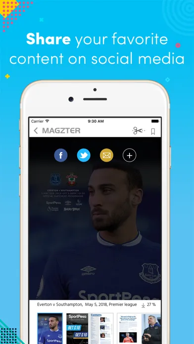 Ảnh chụp màn hình của Everton Programmes