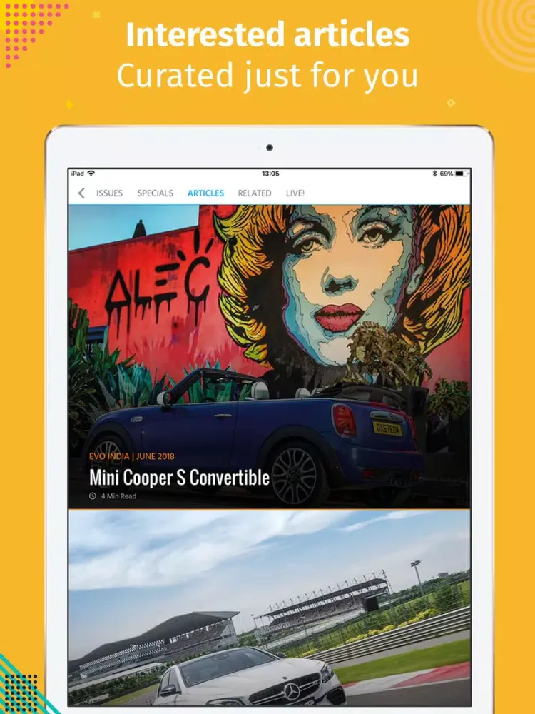 Скриншоты evo India Magazine iPad 