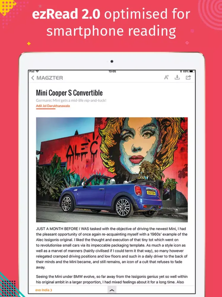 Скриншоты evo India Magazine iPad 