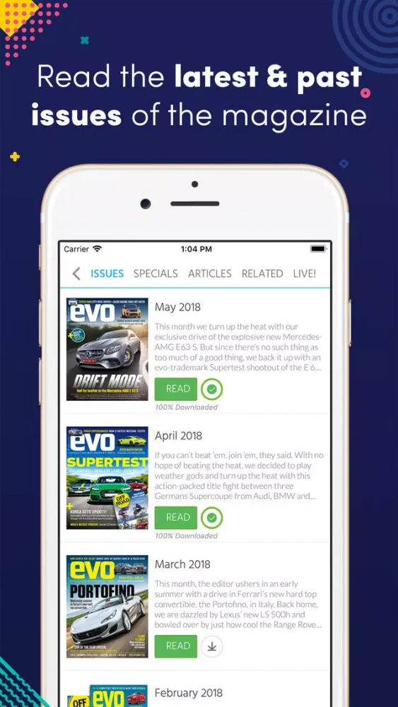 Скриншоты evo India Magazine