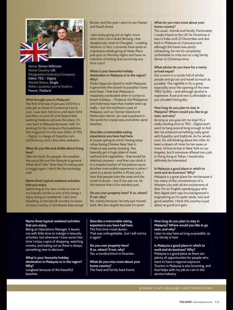 Expat Welcome Guide iPad  Screenshots