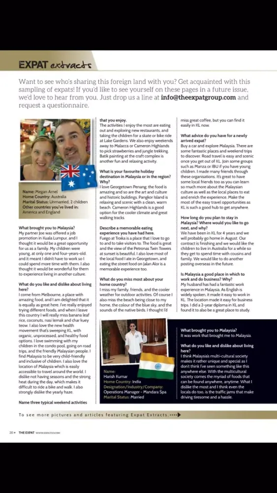 Expat Welcome Guide Screenshots