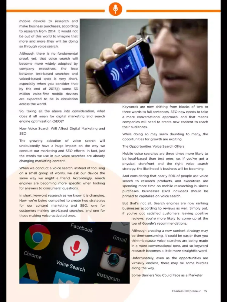 Fearless Netpreneur Magazine iPad 應用截圖