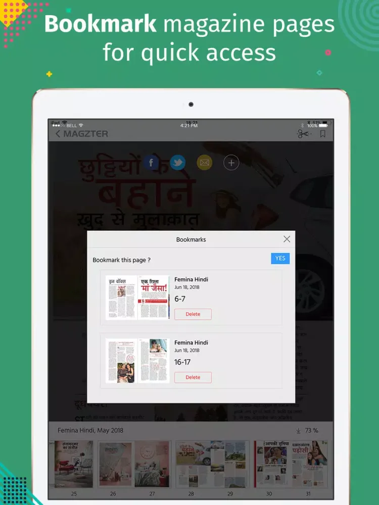Скриншоты Femina Hindi iPad 