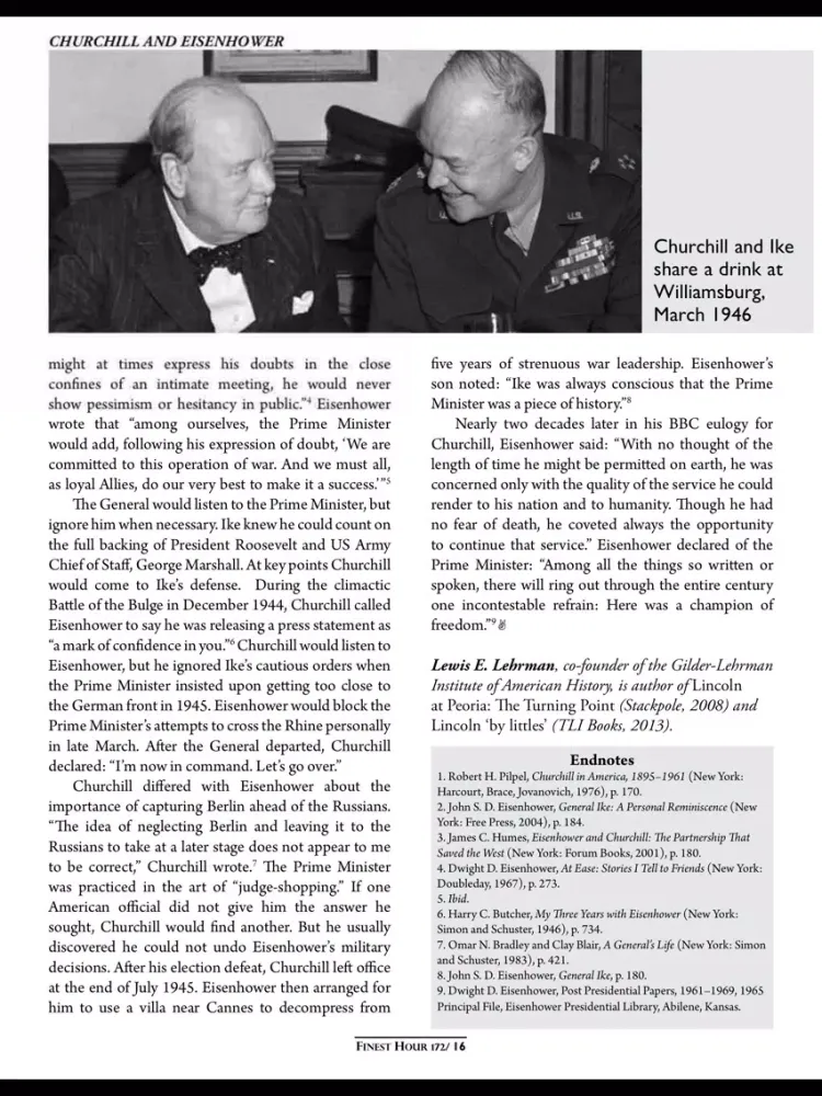 Captures d'écran de Finest Hour Magazine iPad 